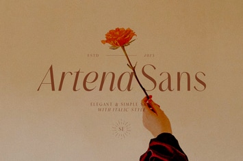 Artena - Chic Sans with Italic