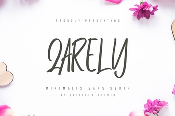 Qarely - Minimalis Sans Serif Fans