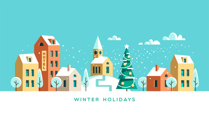 Winter town