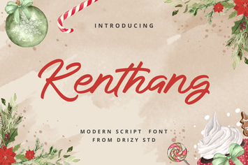 Kenthang - Calligraphy Font