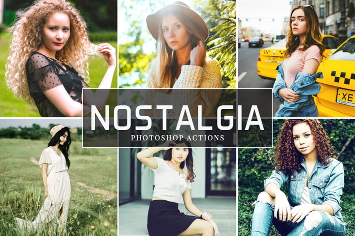 Nostalgia Photoshop Actions