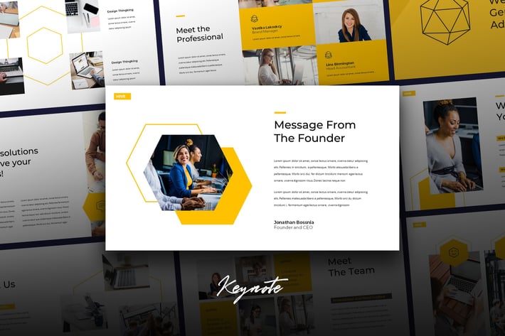 HIVE - Modern Business Keynote Template
