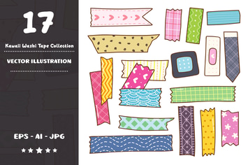 Kawaii Washi Tape Collection