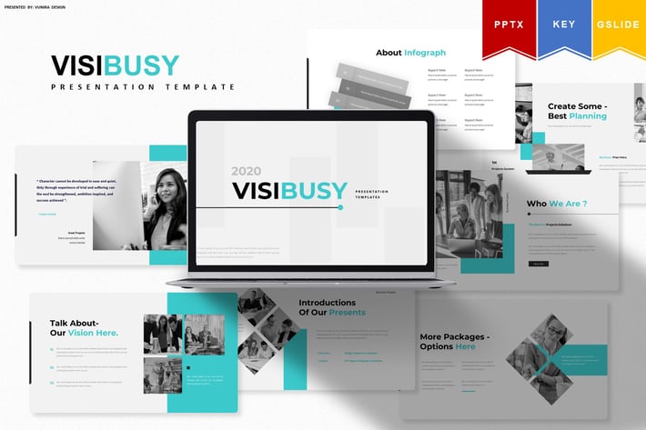 Visibusy | Powerpoint, Keynote, Google Slides