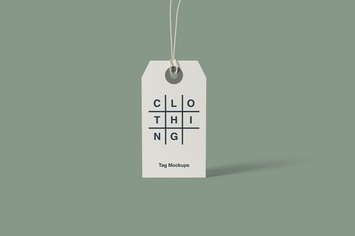 Clothing Tag Mockups