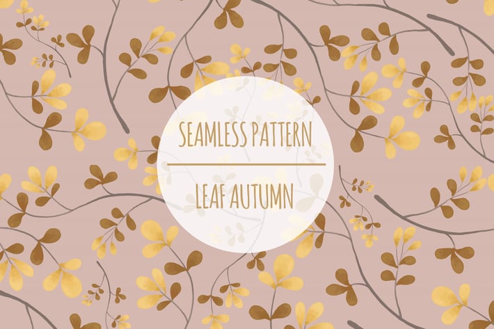 Leaf Autumn – Seamless Pattern