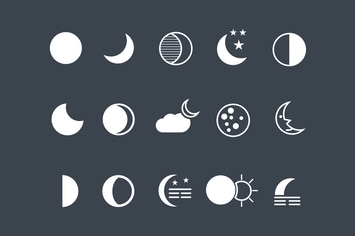 15 Moon Icons