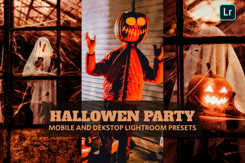 Halloween Party Lightroom Presets Dekstop Mobile