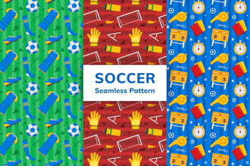 Soccer Seamless Pattern