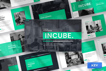 Incube - Startup Keynote Presentation Template