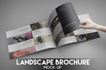 Landscape Brochure Mock-Up 