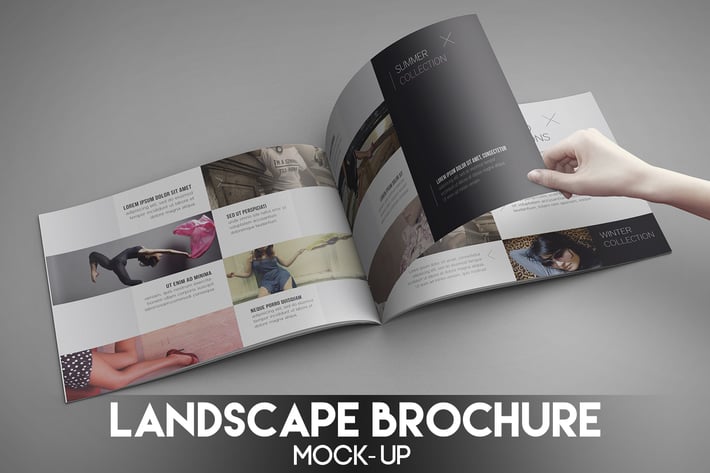 Landscape Brochure Mock-Up 