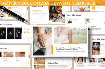 Manik - Accessories Keynote Template
