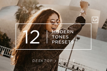 12 Modern Tones Ligtroom Presets + Mobile