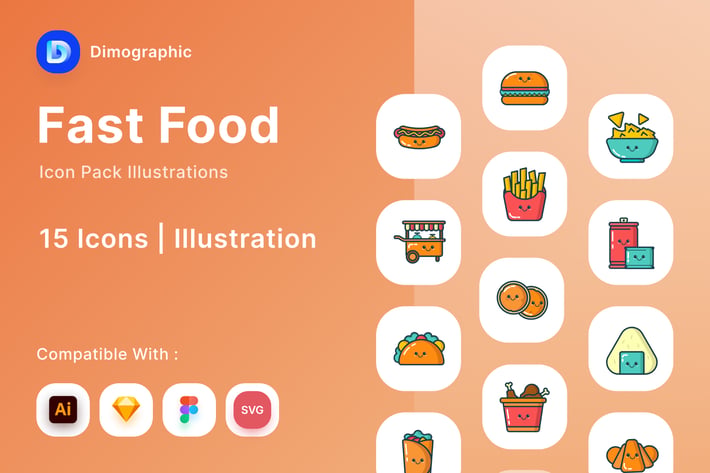 Fast Food Icon Pack