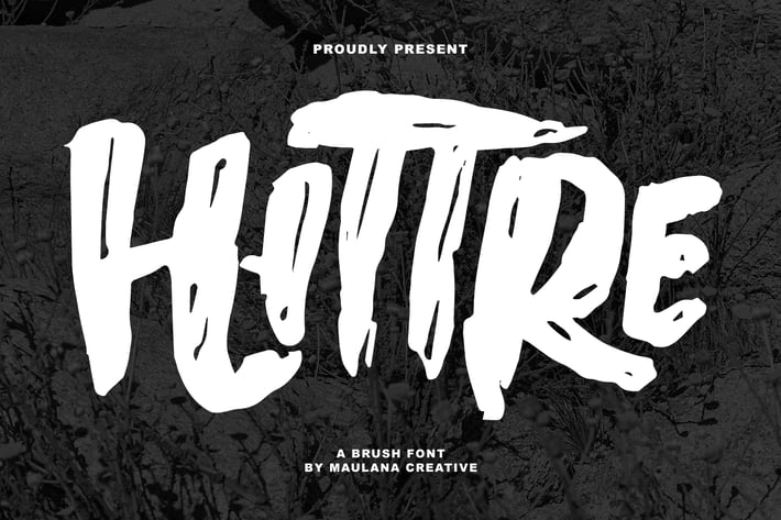 Hittre Brush Font
