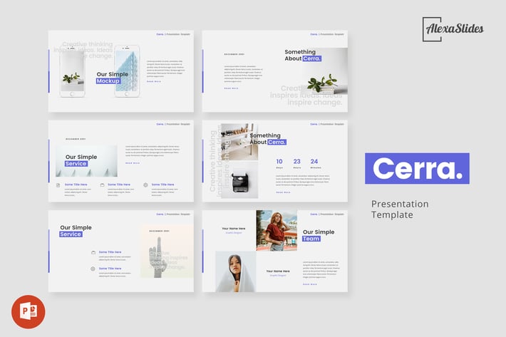 Cerra - Clean Minimalist Powerpoint Template