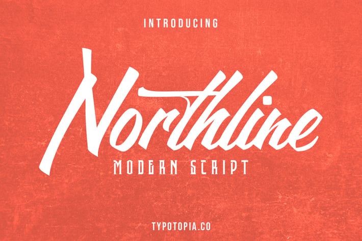 Northline Modern Script Font