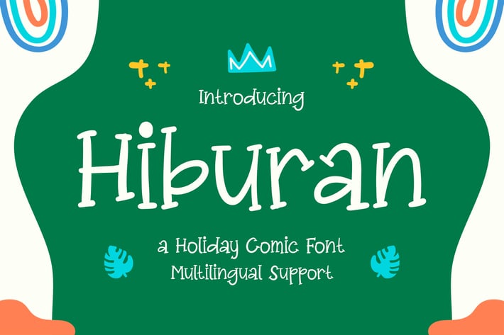 Hiburan - A Holiday Comic Font