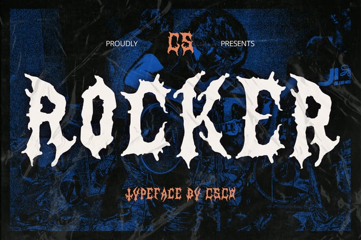 Rocker – Black Metal Font