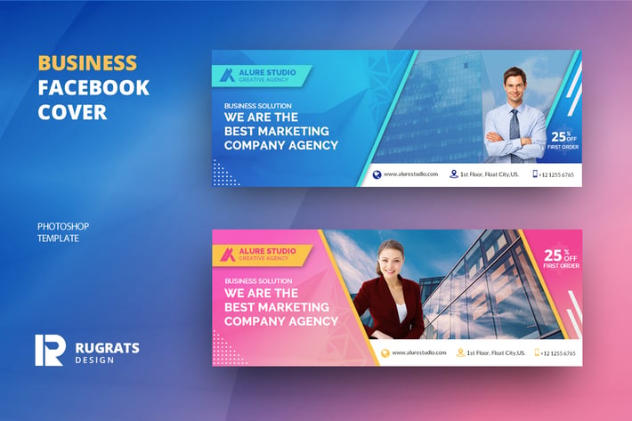 Business R1 Facebook Cover Template