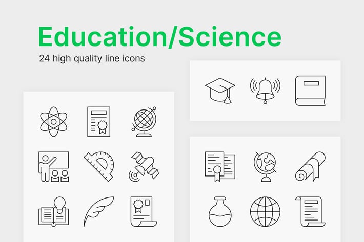 Education/Science Icons