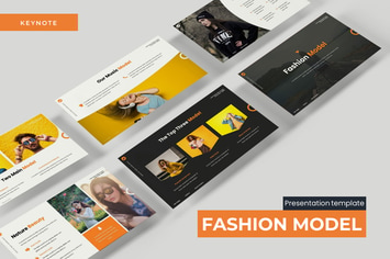 Fashion Model - Keynote Template