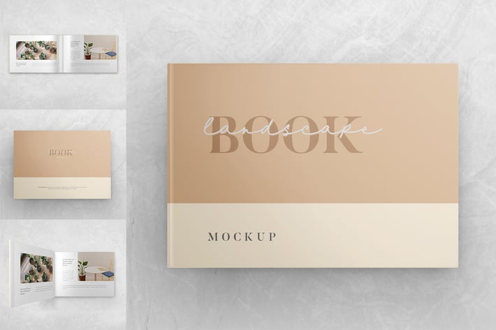 Landscape Book - Mockup Vol.2
