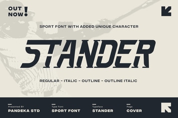 Stander - Baseball Sport Font