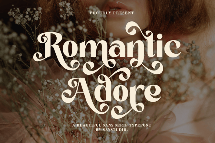 Romantic Adore - Luxury Clean Font