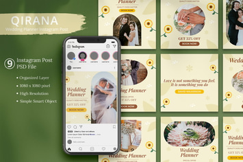 Qirana - Wedding Planner Instagram Post
