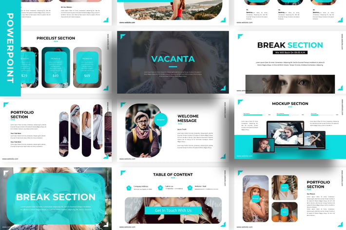 Vacanta - Business Powerpoint Template