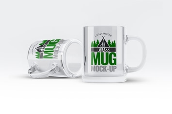 Glass Mug Mock-Up
