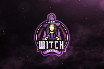 Witch Gaming Sport and Esports Logos