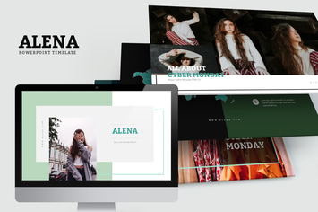 Alena : Minimal Style Powerpoint Template