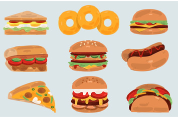 Fast Food Illustration