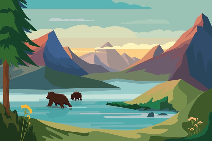 Mounting - Illustration Background