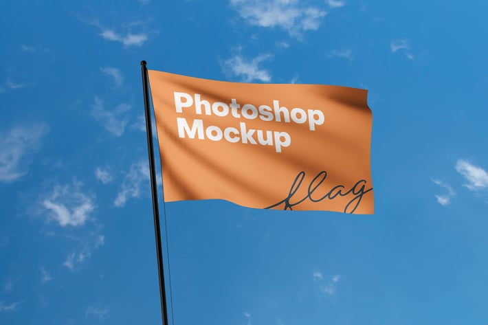 Flag Photoshop Mockup