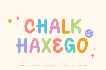 Chalk Haxego - Marker & Playful Font