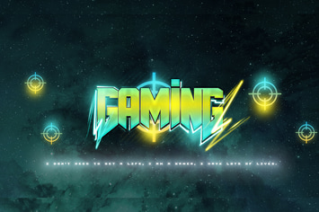 Gaming Text Effect 2nd