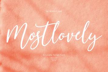 Mostlovely Lovely Script Font