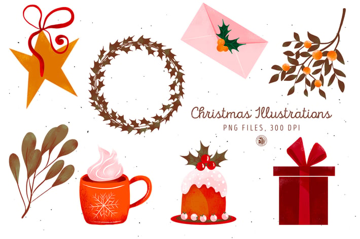 Christmas Digital Elements