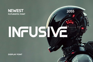 Infusive Futuristic Display Font