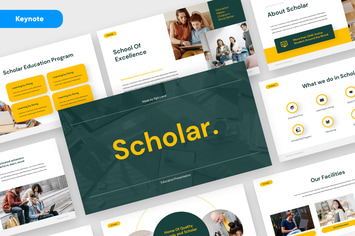 SCHOLAR - Education Keynote Template