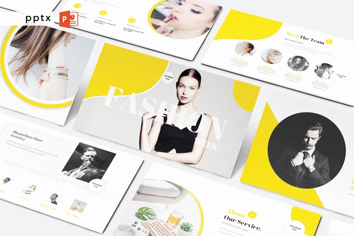 FASHION WEEK - Powerpoint V545