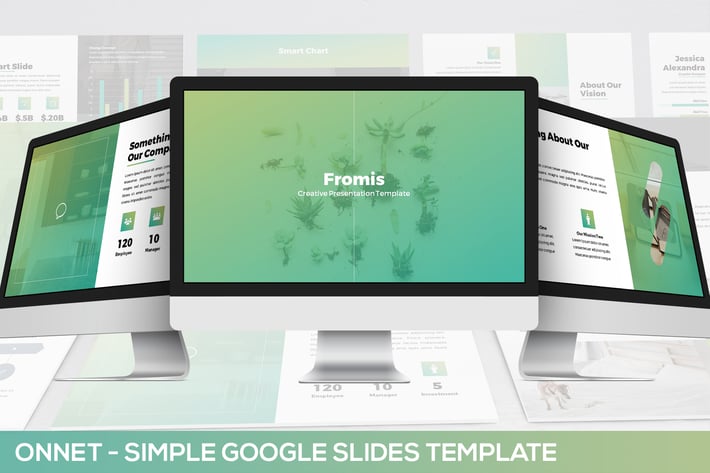 Fromis - Simply Gradient Google Slides Template