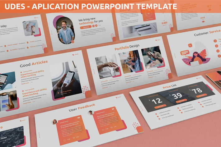 Udes - Application Powerpoint Template