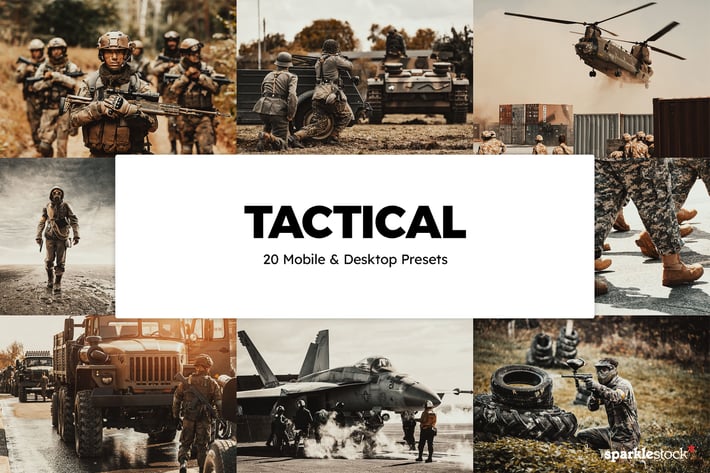 20 Tactical Lightroom Presets & LUTs