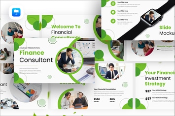 Finance Consultant Keynote Presentation Template