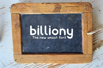 Billiony Typeface Font